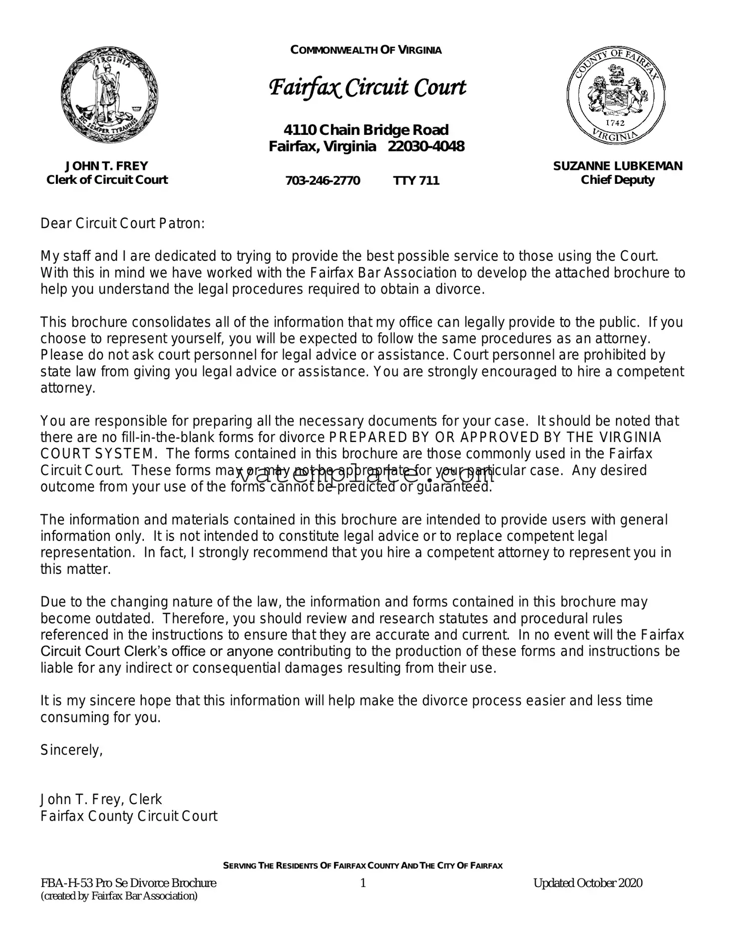 Fill Out a Valid Bill Divorce Virginia Sample Template