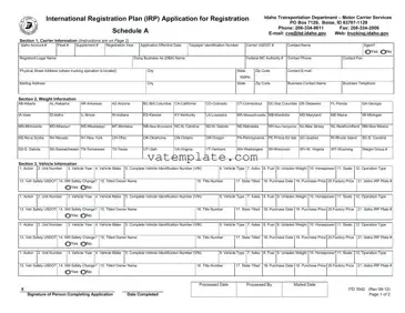 Fill Out a Valid Virginia Irp Application Template