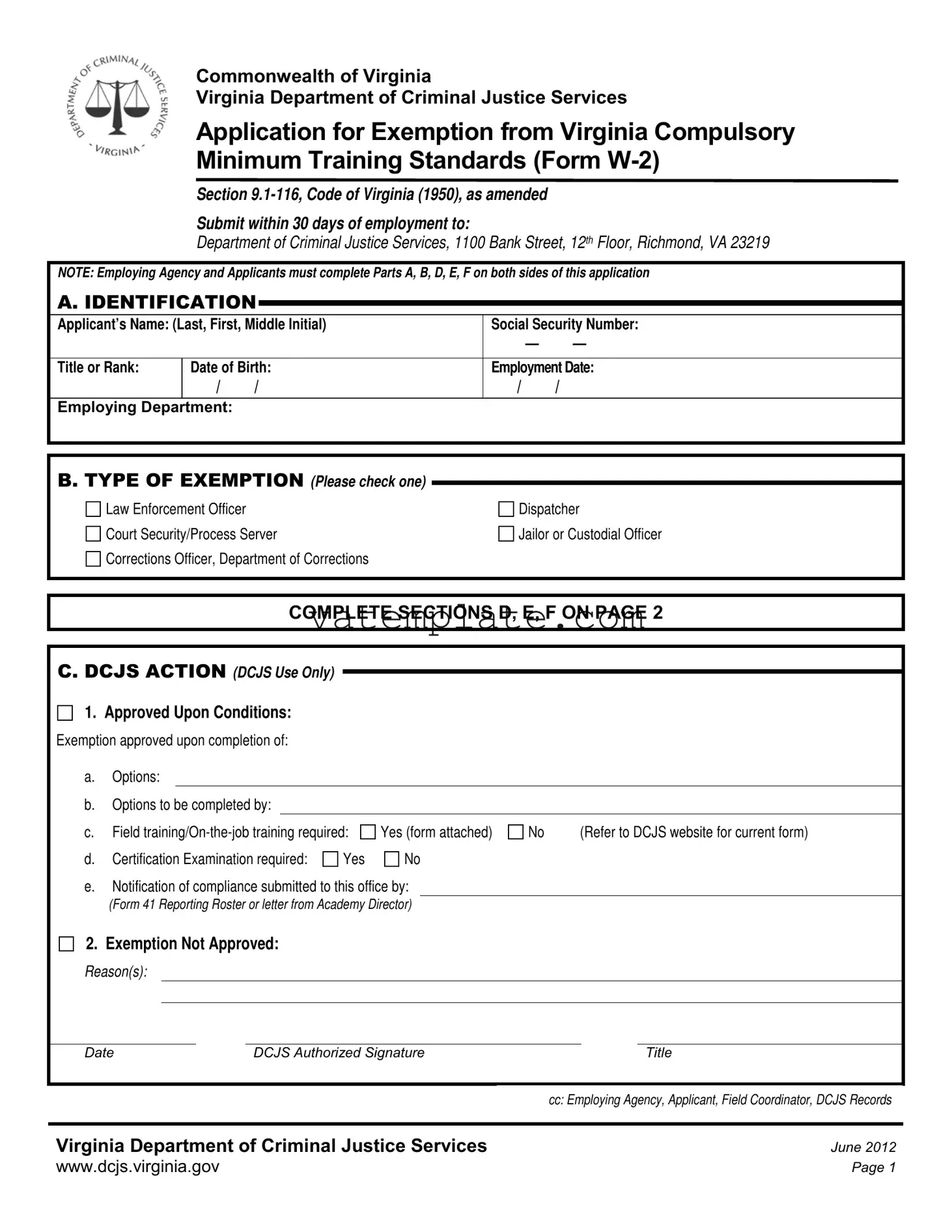 Fill Out a Valid Virginia W 2 Template
